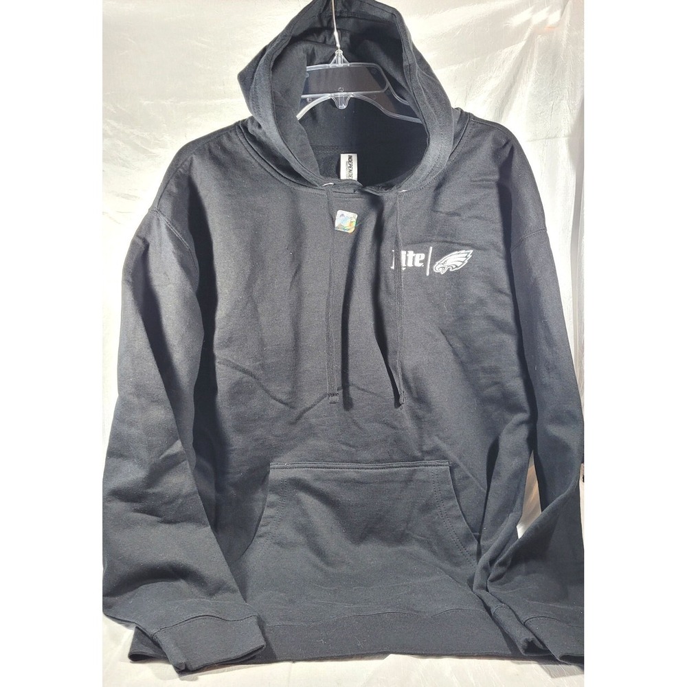 NFL Licensed Philadelphia Eagles Football Hooded Sweatshirt‎ - Black - Large